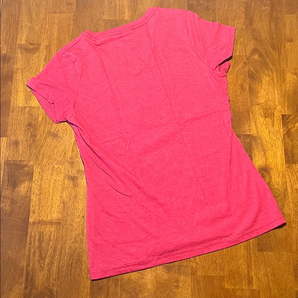 Ladies Sloppy Joe's Key West V-neck Tee Cardinal Red Heather - Picture 2 of 10